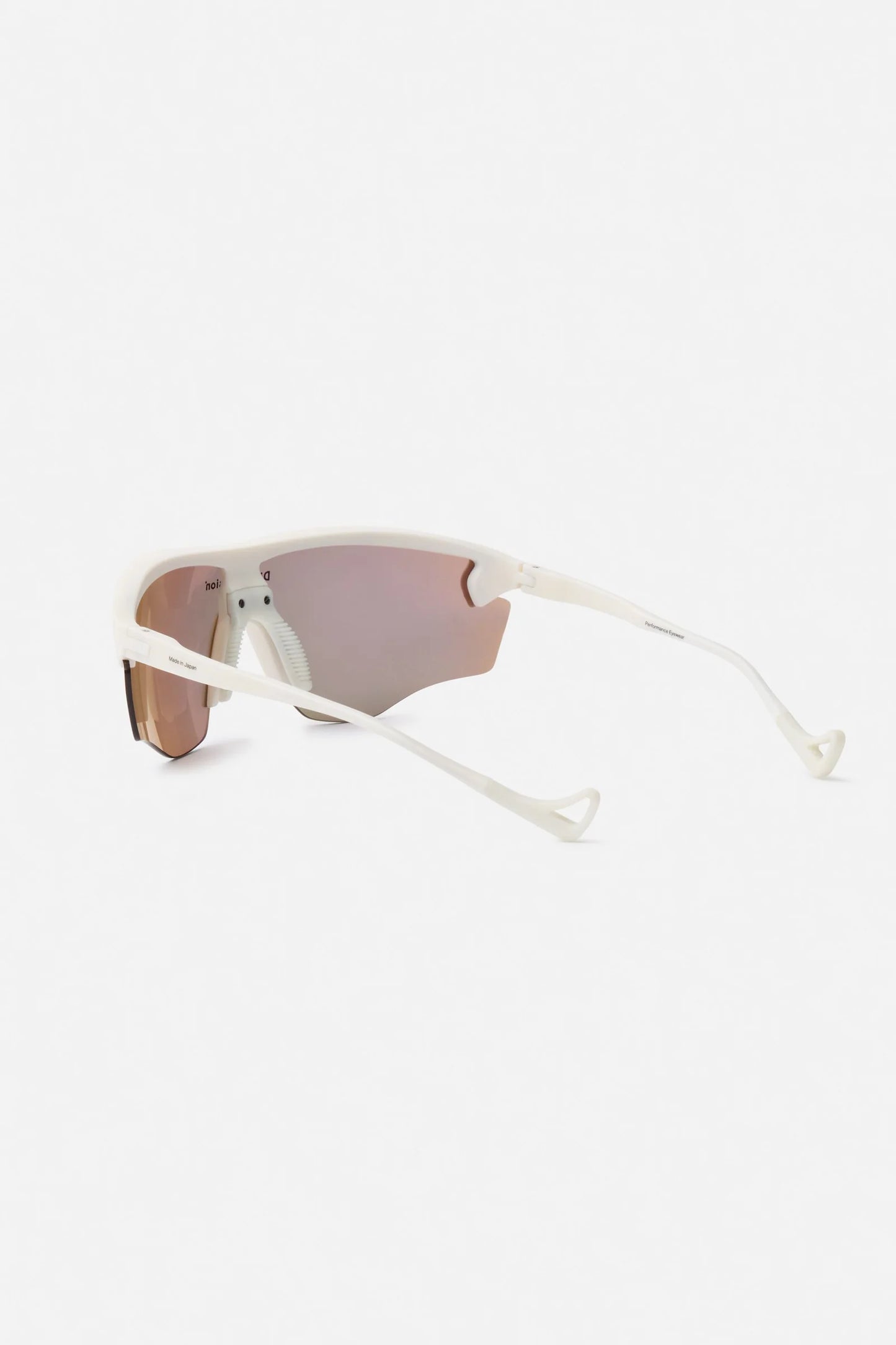 District Vision Junya Racer — White/D+ Amber Mirror