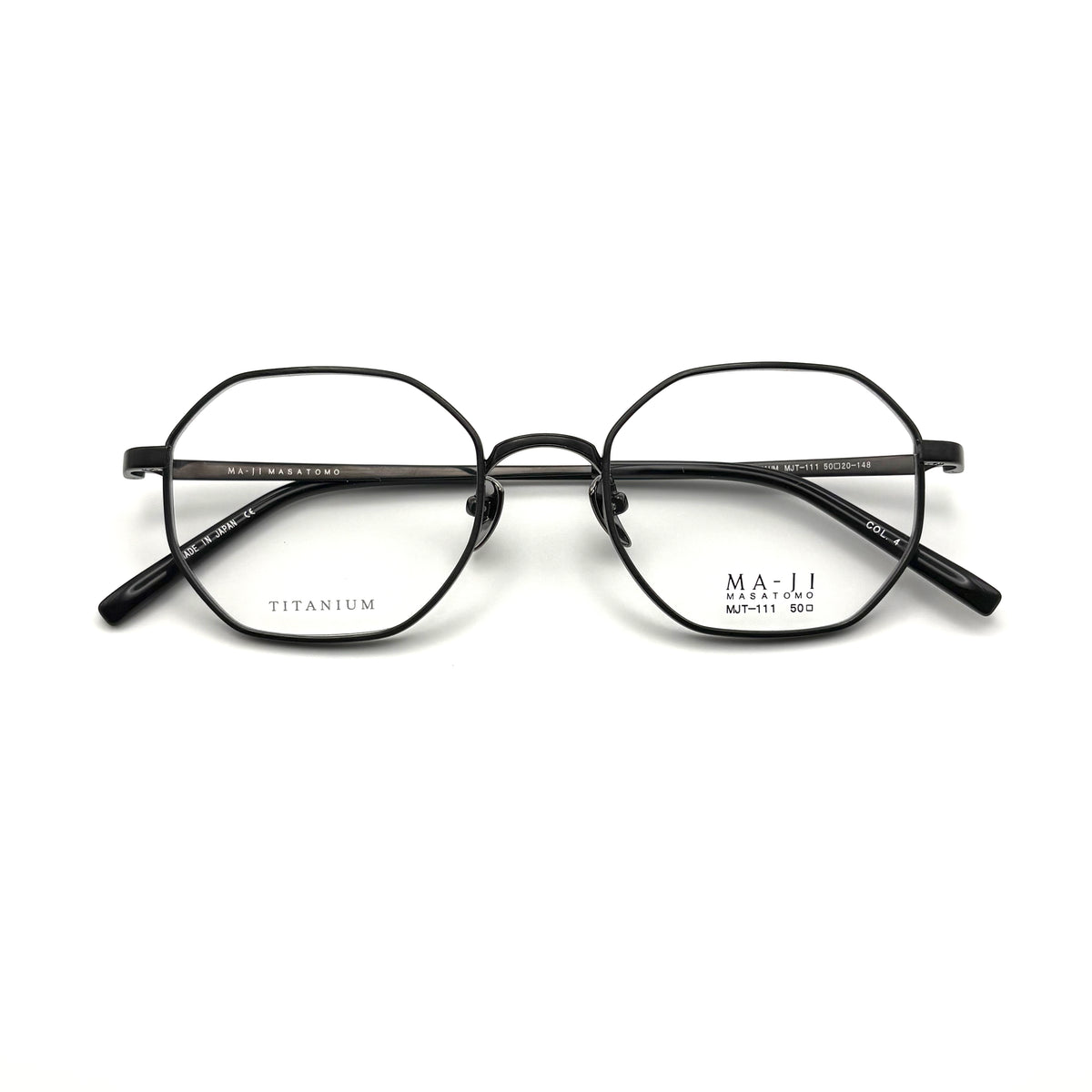 Ma-ji Masatomo MJT-111 COL. 04 — IP Shirring Gunmetal/Black