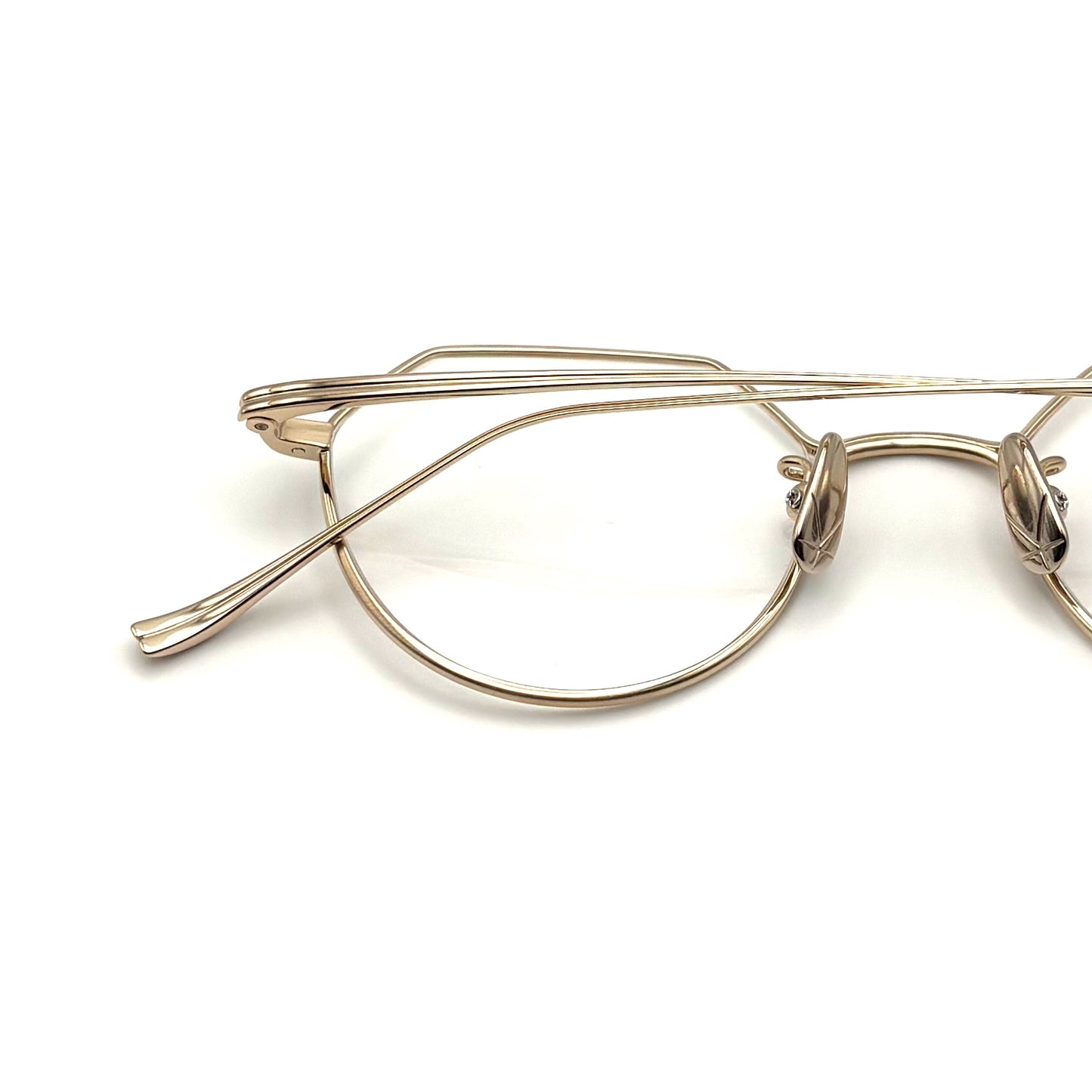Yuichi Toyama Ludwig (U-148) Col.02 — Hairline Gold/Gold — Eyeglasses by Yuichi Toyama - image 2