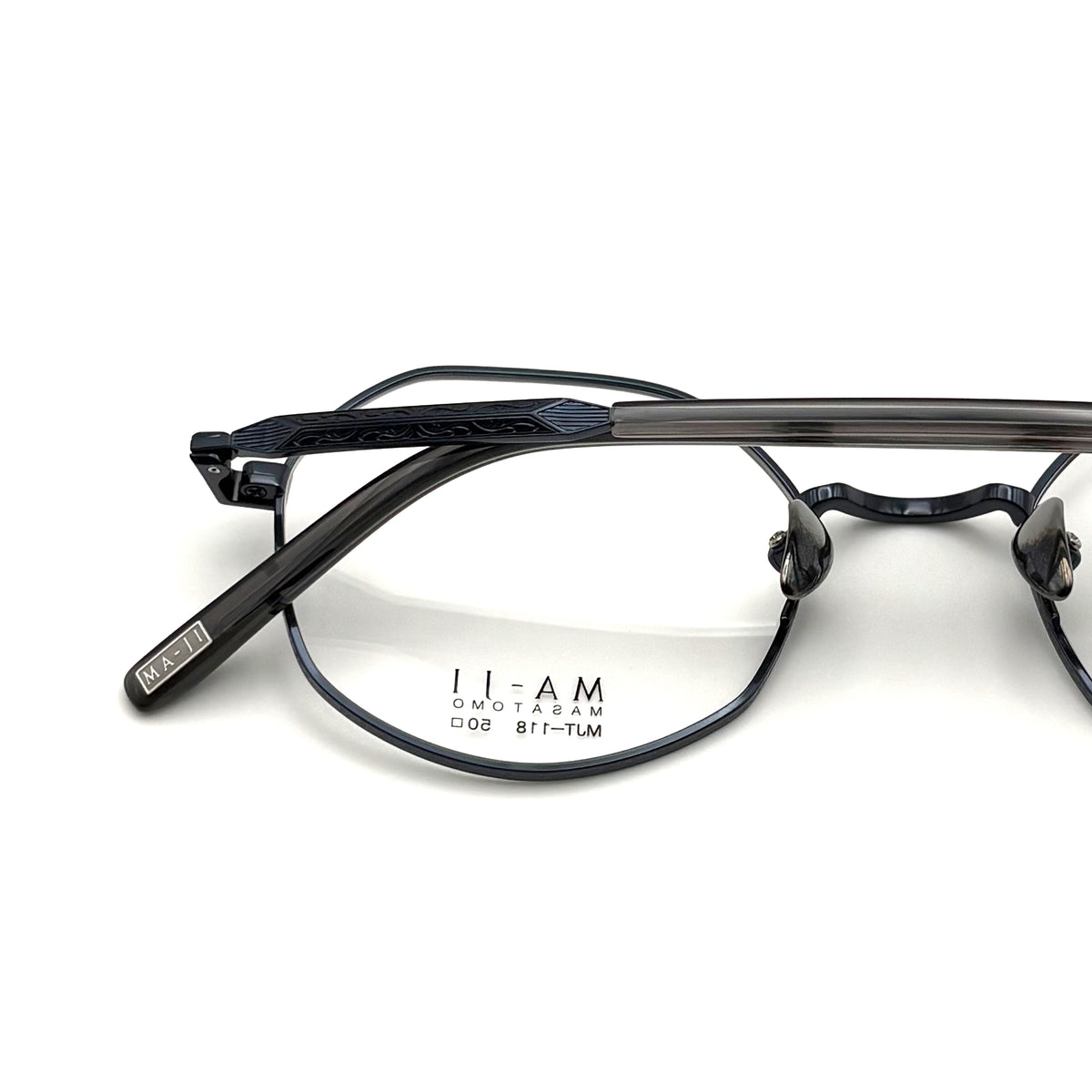 Ma-ji Masatomo MJT-118 COL. 05 — Shirring Dark Navy