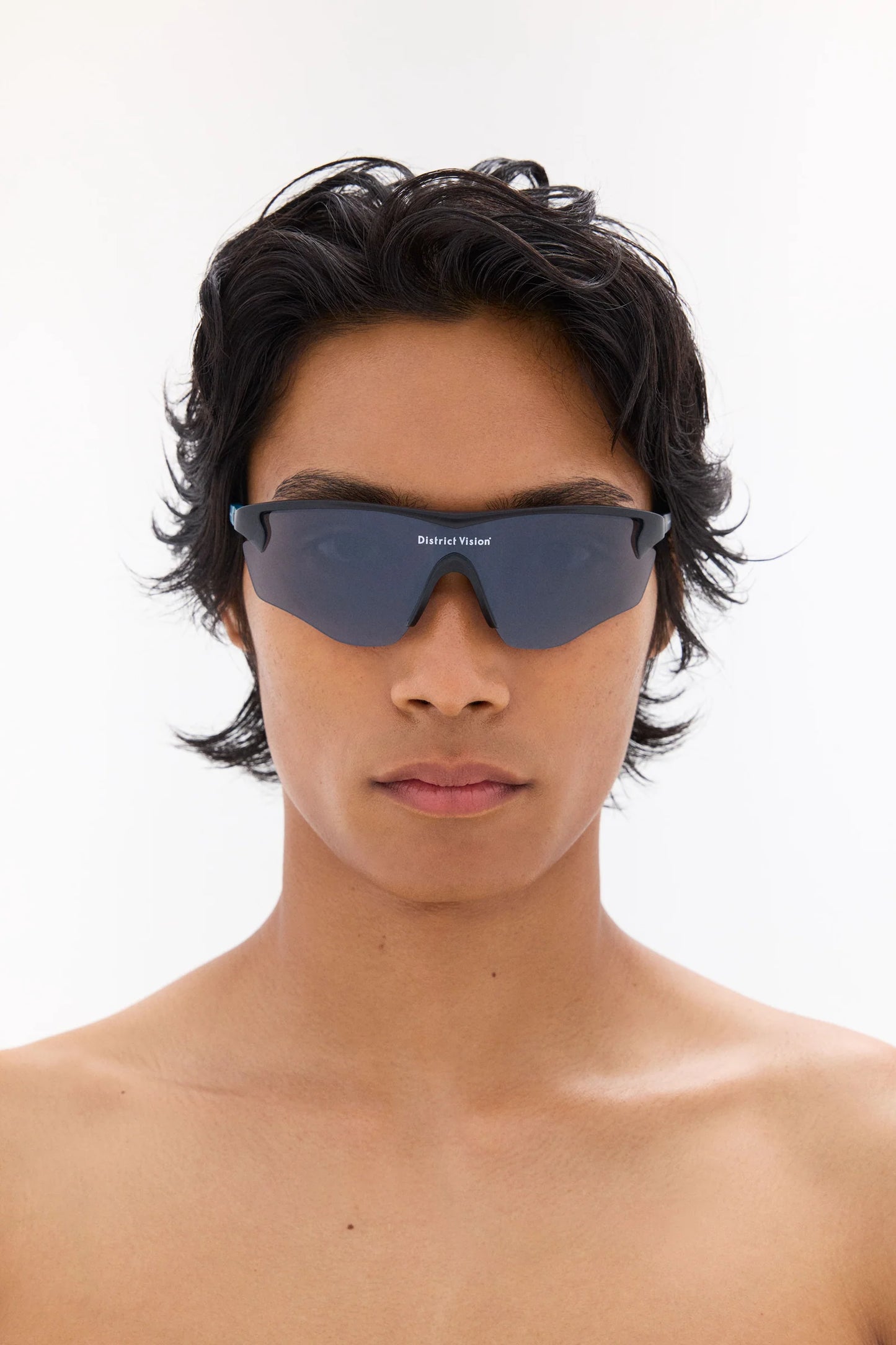 District Vision Junya Racer — Azure Black/D+ Onyx Mirror — Sunglasses by District Vision - image 4