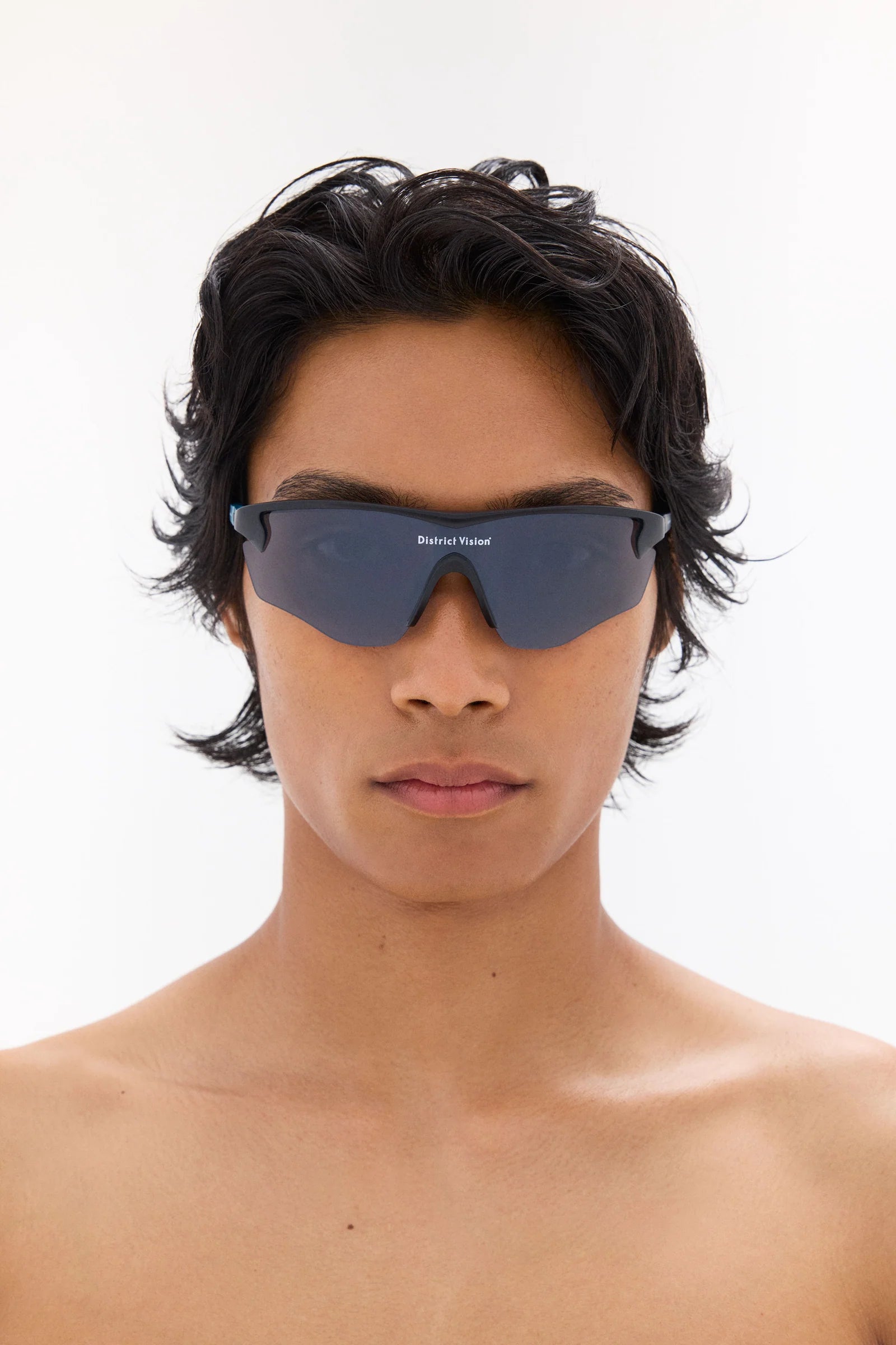 District Vision Junya Racer — Azure Black/D+ Onyx Mirror — Sunglasses by District Vision - image 4