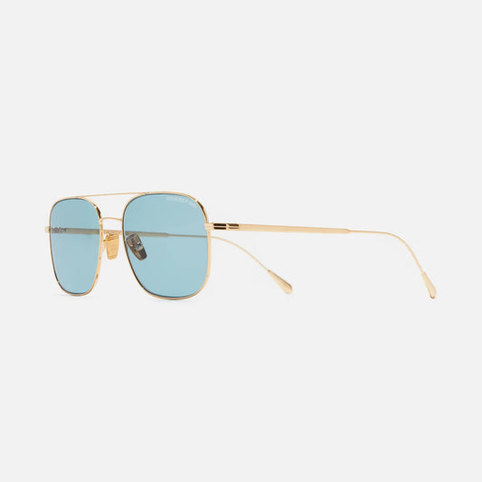 Cutler & Gross 0003 Aviator Sunglasses-Gold 18k