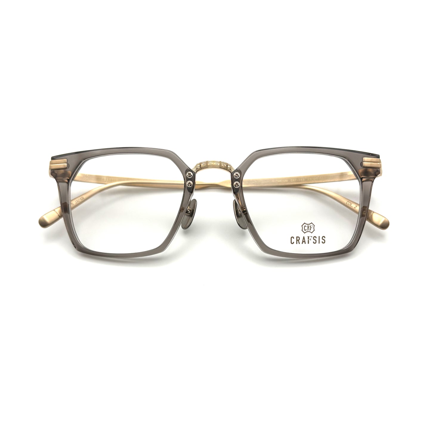 Crafsis CRF-159 COL.02 — Clear Smoke/Shirring Gold