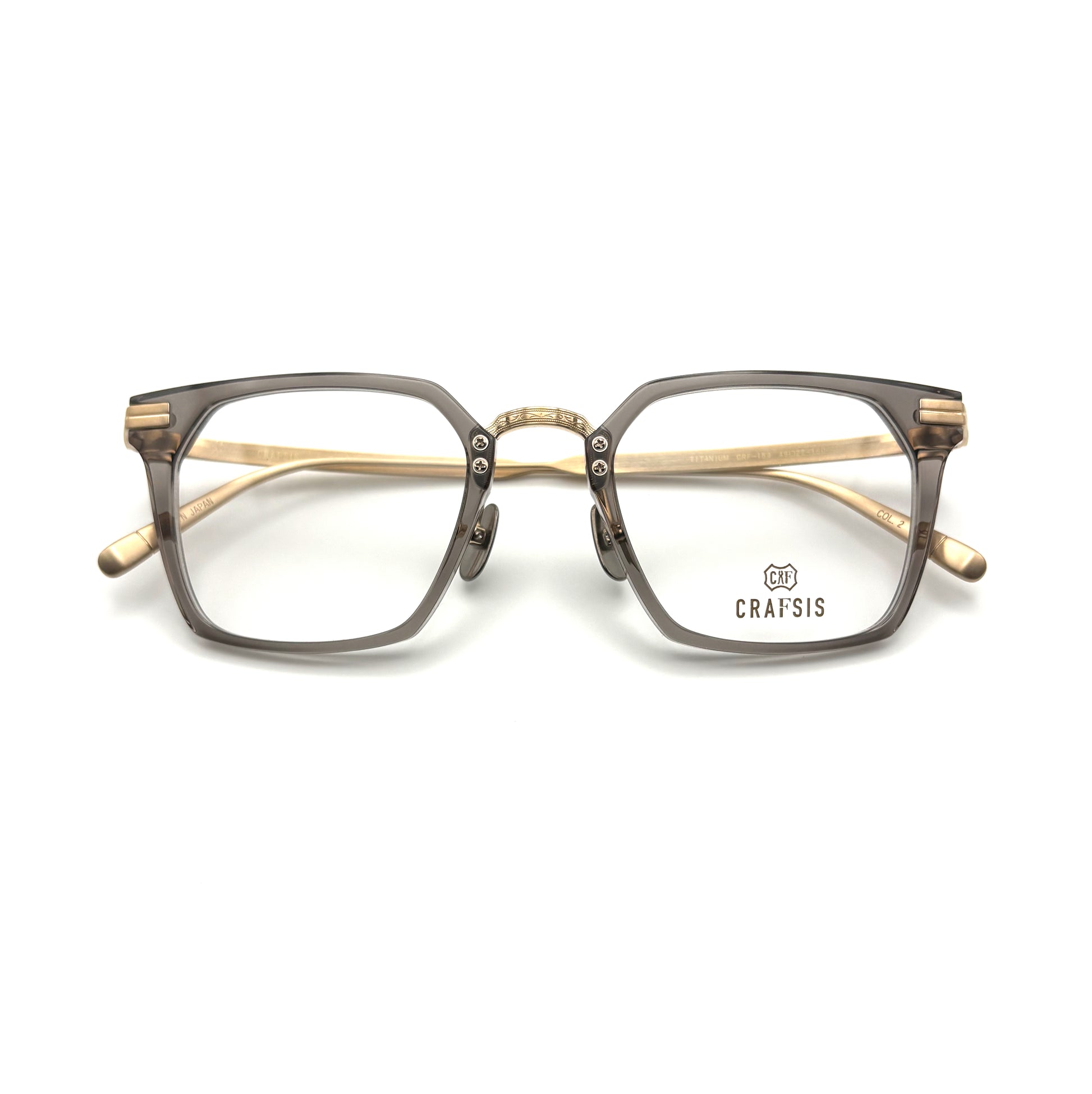 Crafsis CRF-159 COL.02 — Clear Smoke/Shirring Gold