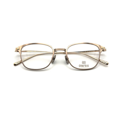 Crafsis CRF-157 COL.01 — White Gold/Shirring Yellow Gold