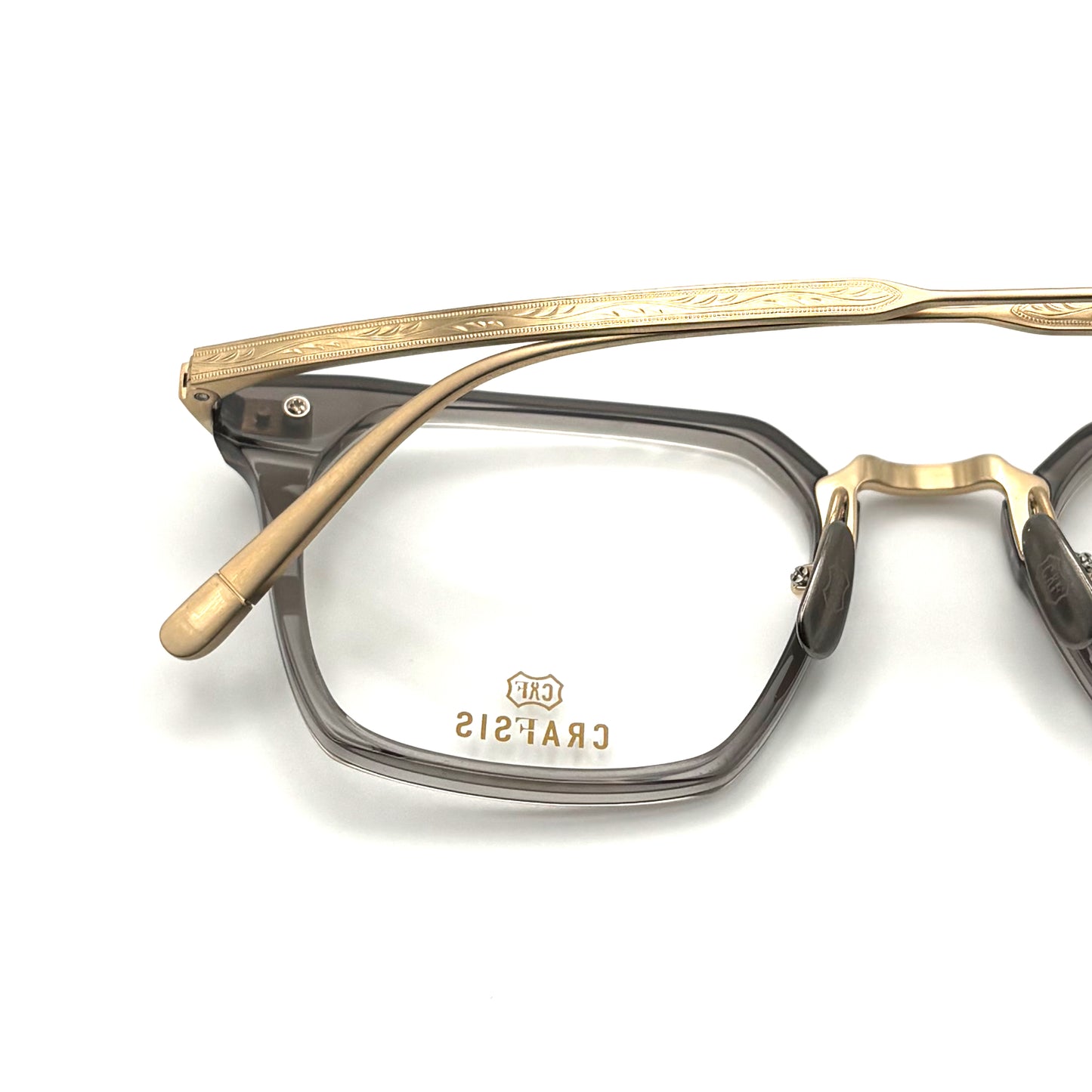 Crafsis CRF-159 COL.02 — Clear Smoke/Shirring Gold