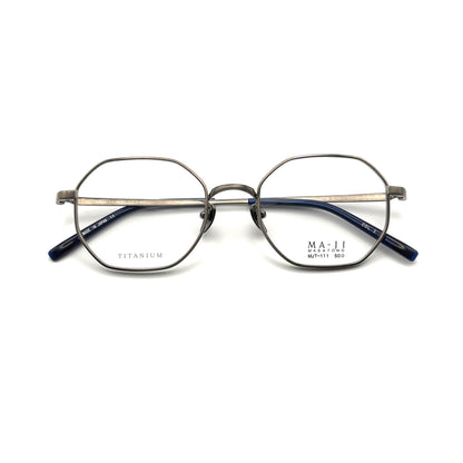 Ma-ji Masatomo MJT-111 COL. 03 — Shirring Grey/Shirring Navy Blue
