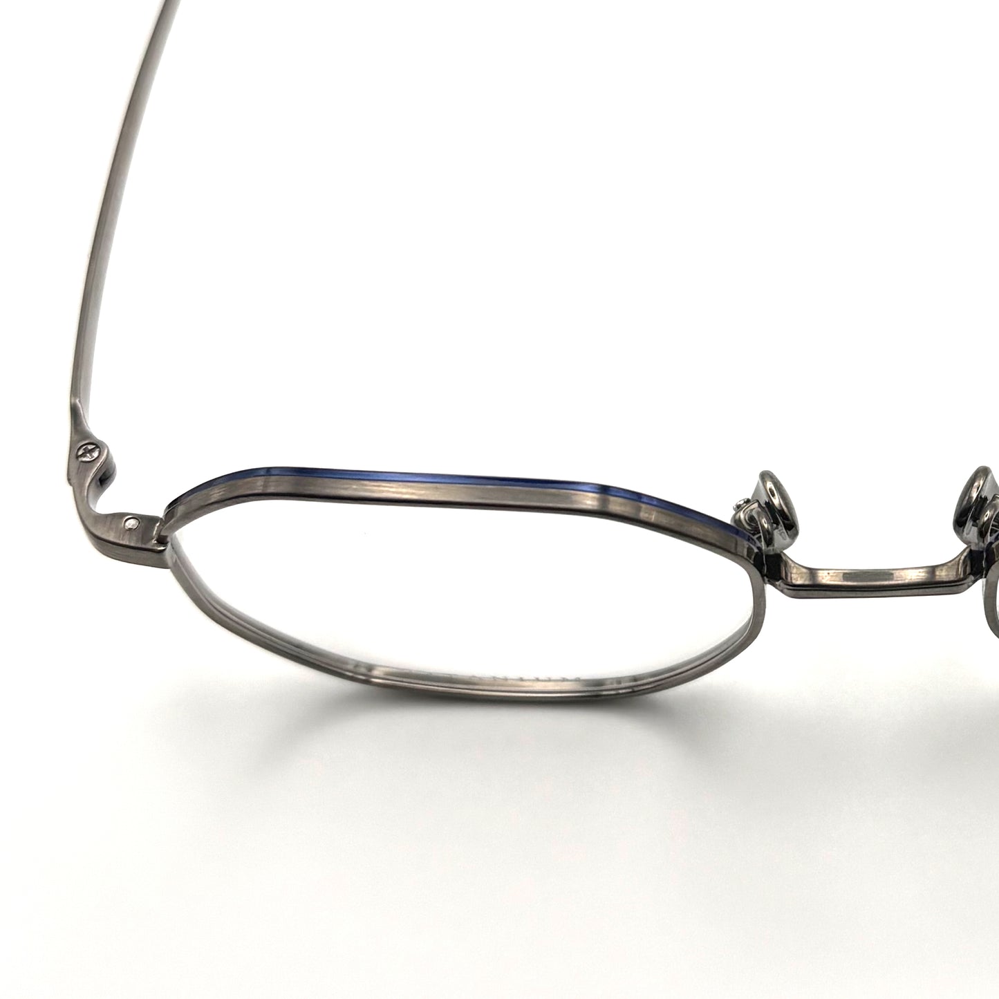 Ma-ji Masatomo MJT-111 COL. 03 — Shirring Grey/Shirring Navy Blue