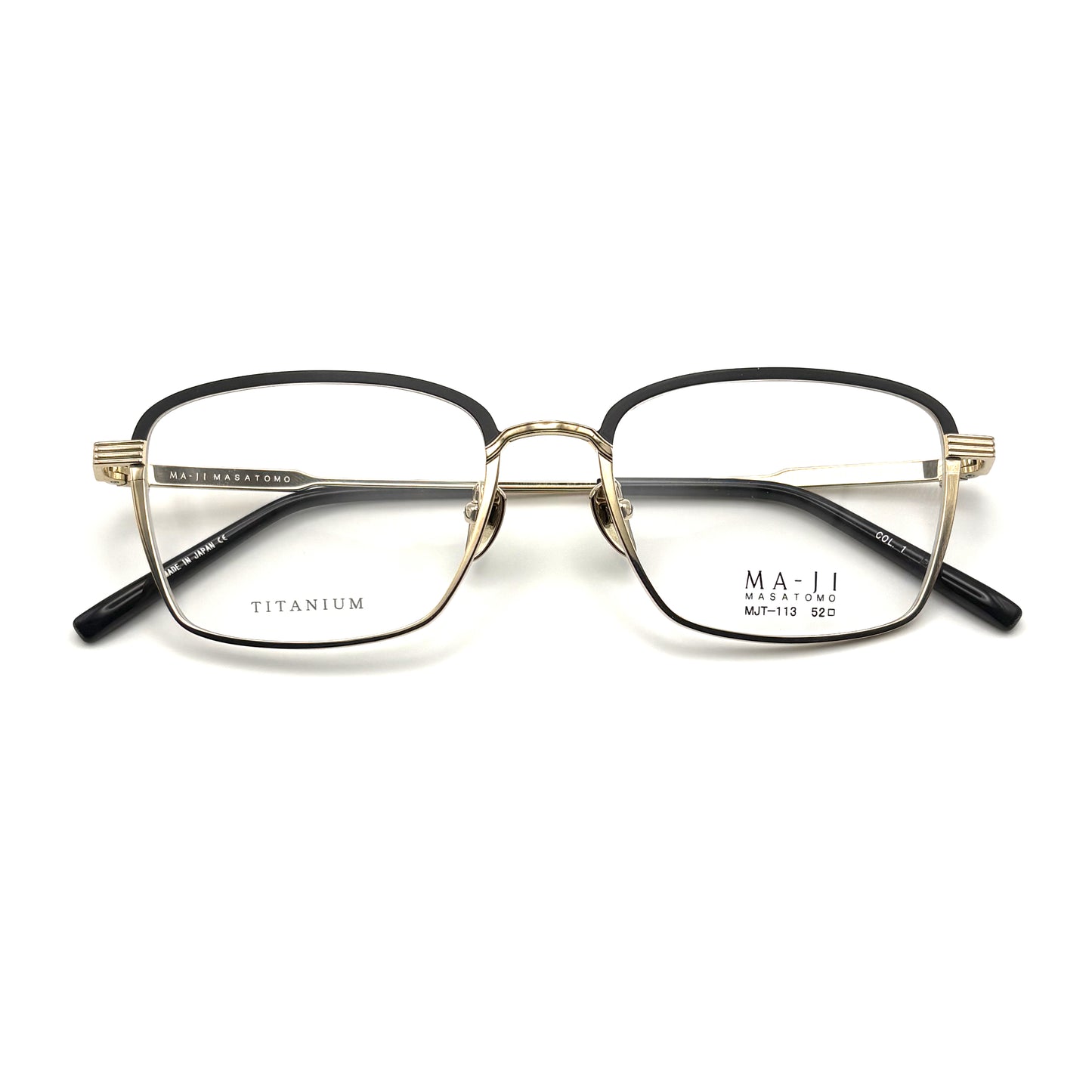 Ma-ji Masatomo MJT-113 COL. 01 — IP Gold/Semi Matte Black