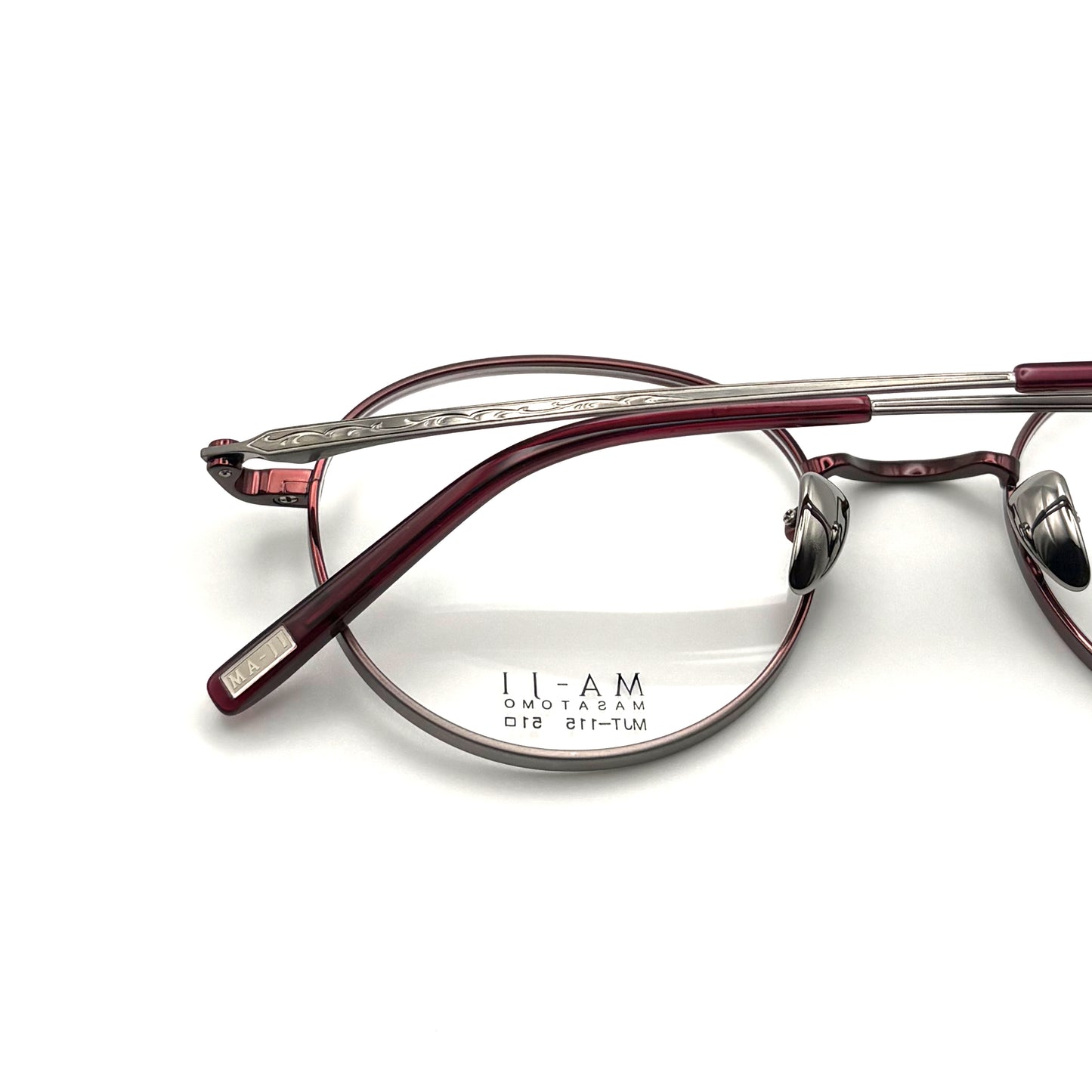 Ma-ji Masatomo MJT-115 COL. 02 — Shirring Grey/Shirring Bordeaux