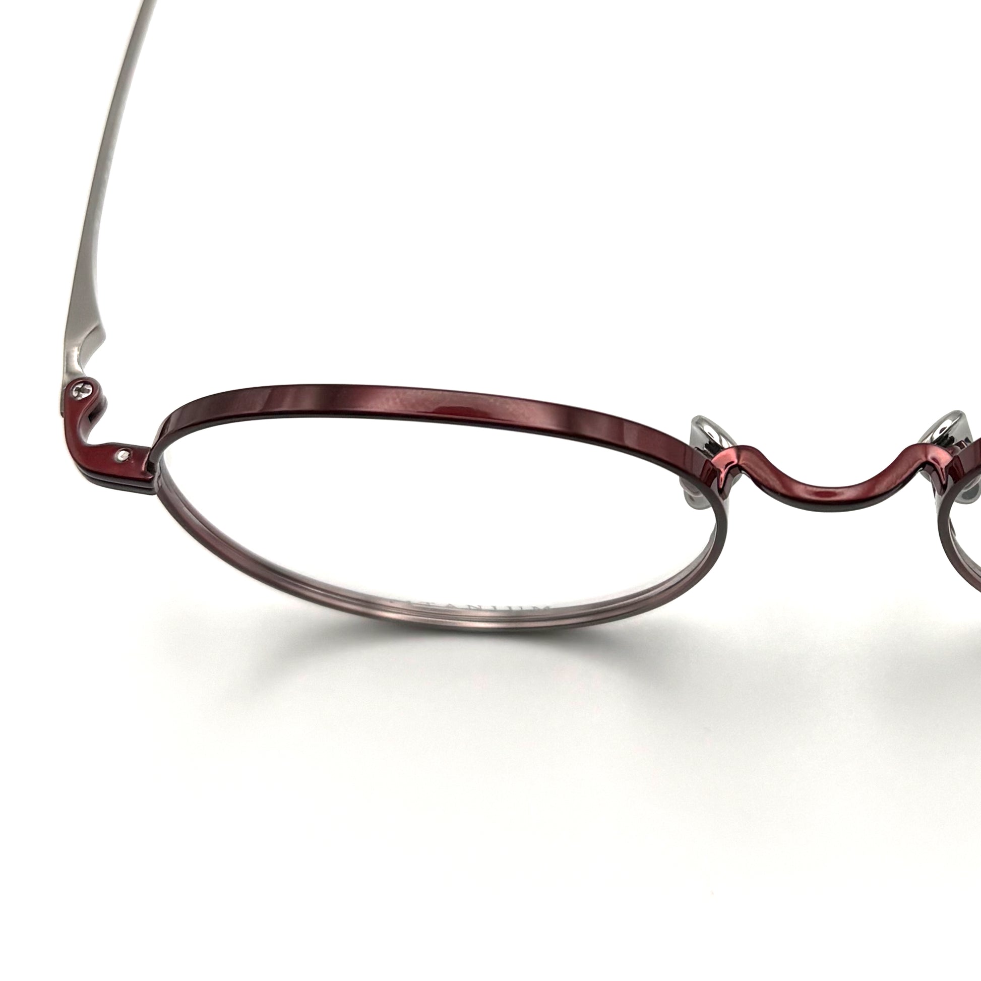 Ma-ji Masatomo MJT-115 COL. 02 — Shirring Grey/Shirring Bordeaux