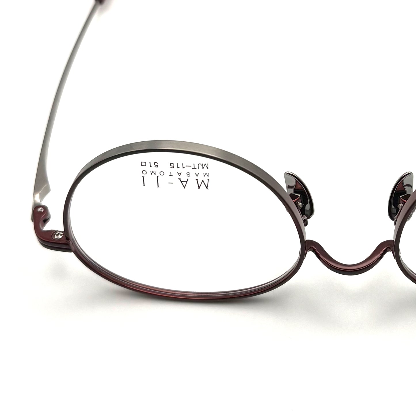 Ma-ji Masatomo MJT-115 COL. 02 — Shirring Grey/Shirring Bordeaux