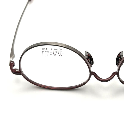 Ma-ji Masatomo MJT-115 COL. 02 — Shirring Grey/Shirring Bordeaux