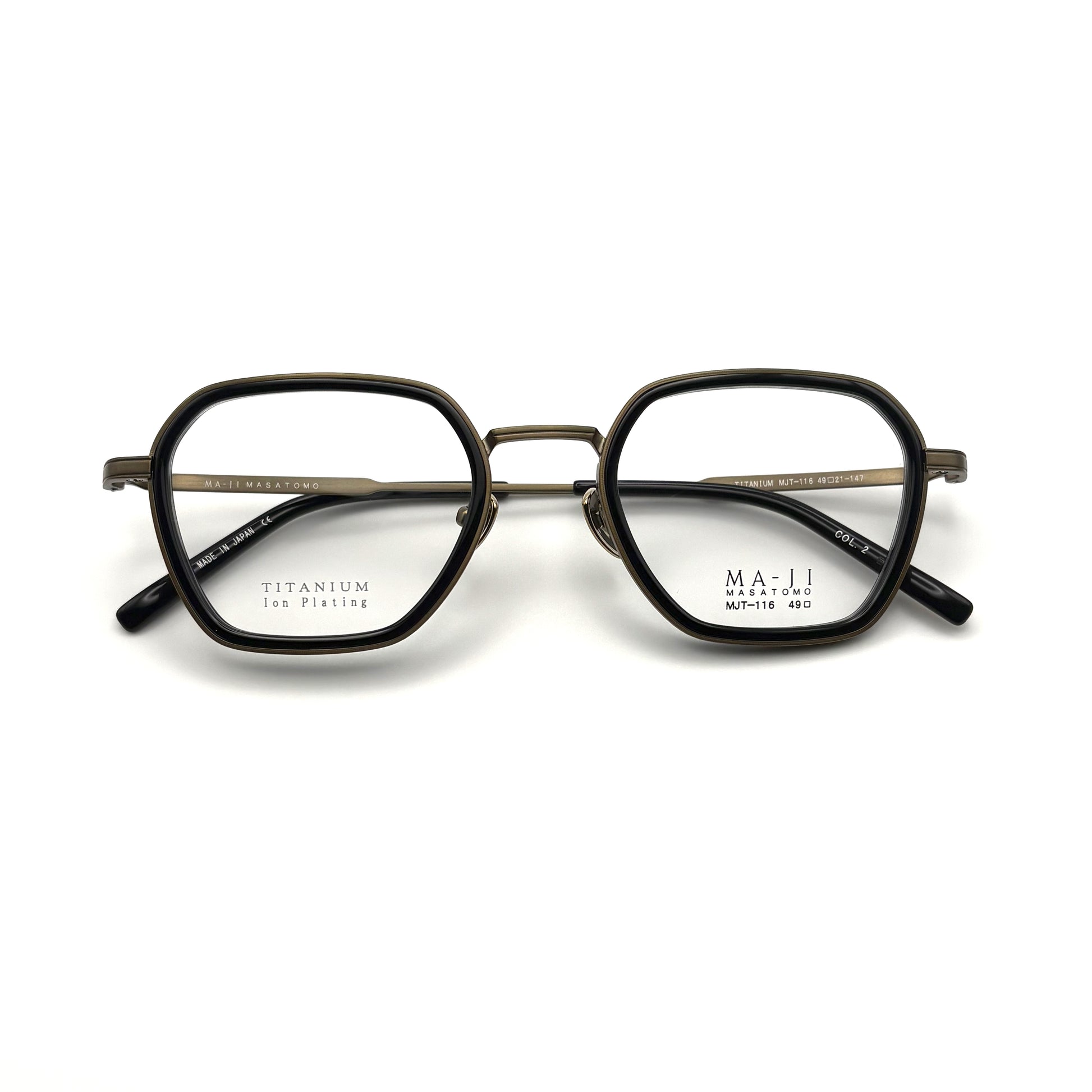 Ma-ji Masatomo MJT-116 COL. 02 — Antique Gold/Black