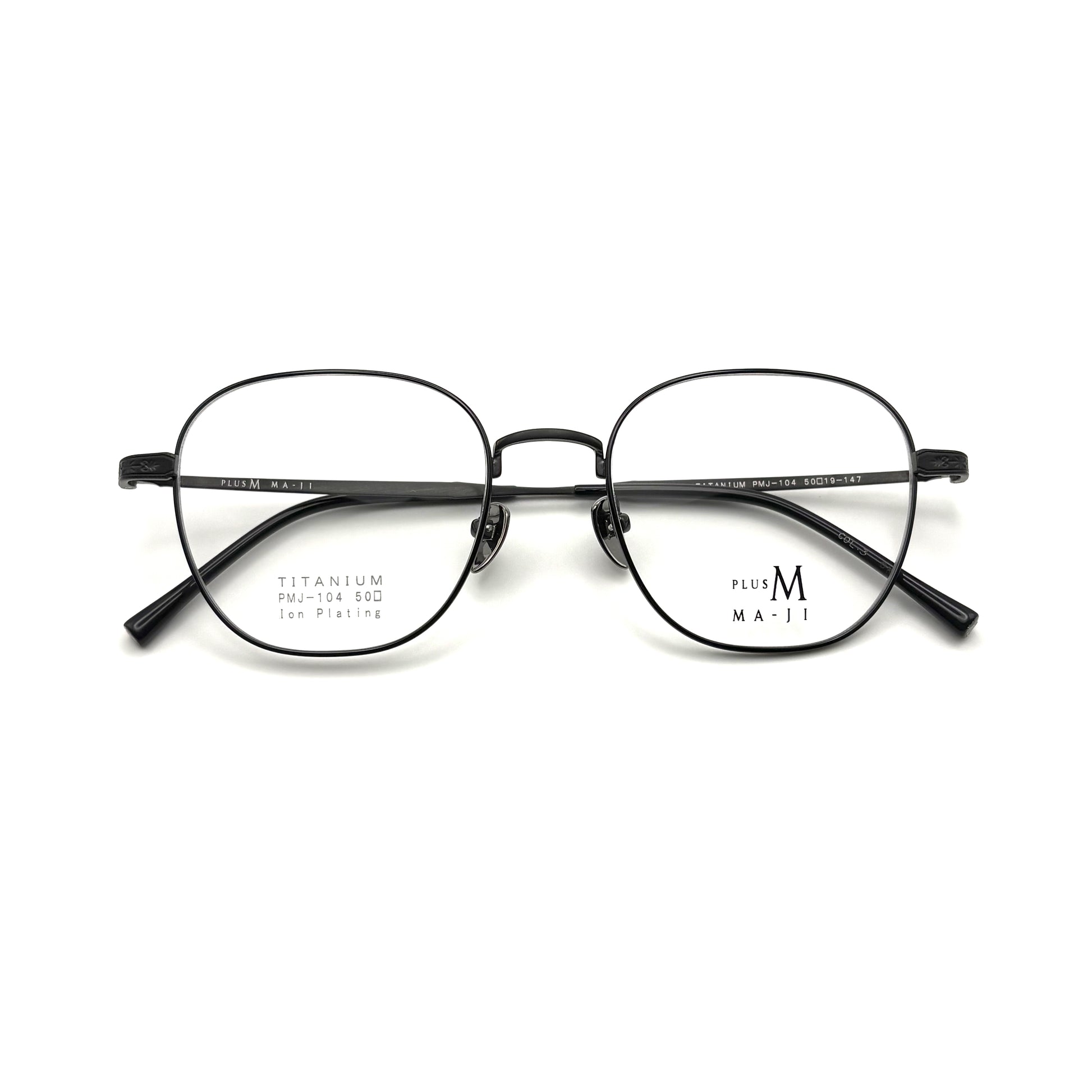 Ma-ji Masatomo PMJ-104 COL. 03 — IP Shirring Dark Grey/Black