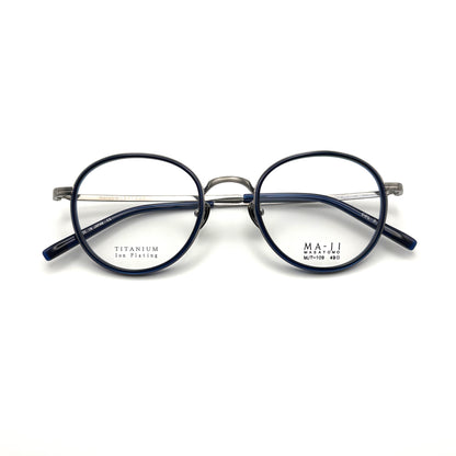 Ma-ji Masatomo MJT-109 COL. 03 — IP Shirring Light Gray (Clear Navy)
