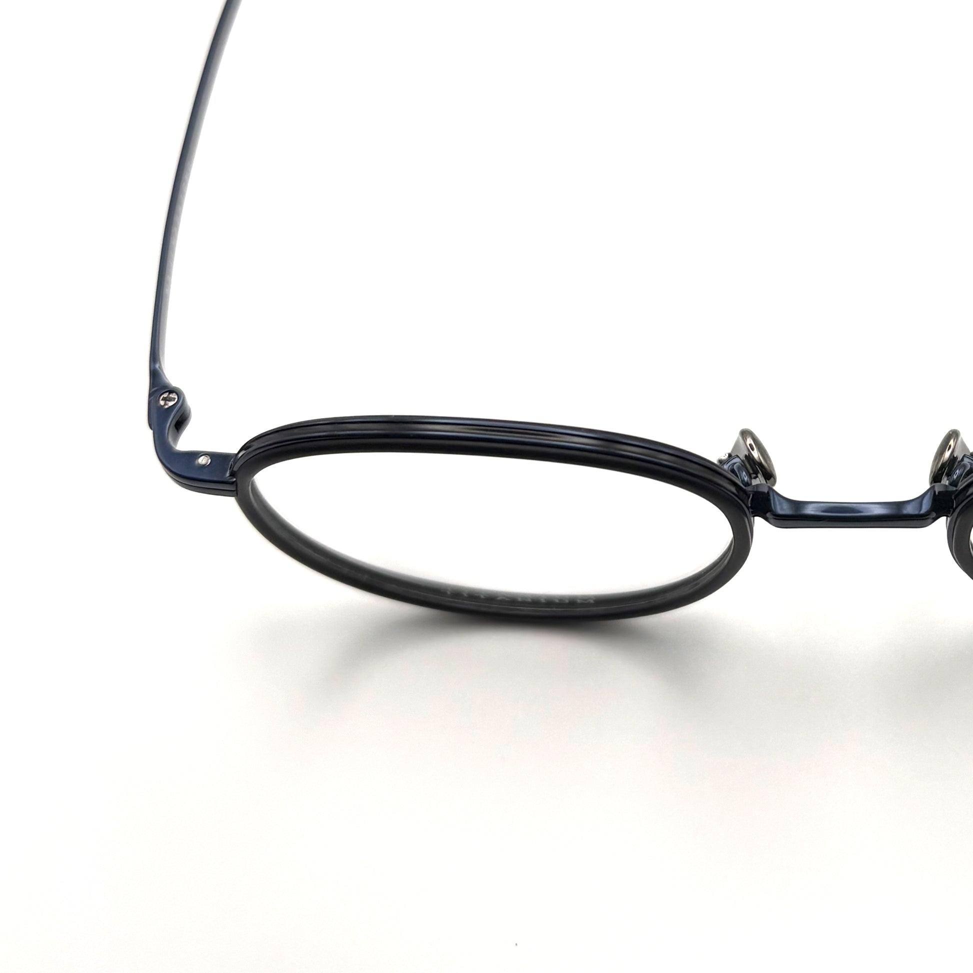 Ma-ji Masatomo MJT-109 COL. 02 — Shirring Navy Blue/Matte Black