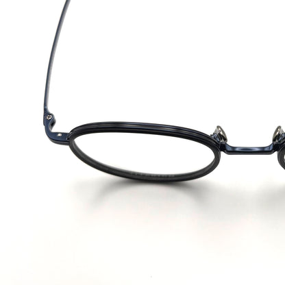 Ma-ji Masatomo MJT-109 COL. 02 — Shirring Navy Blue/Matte Black