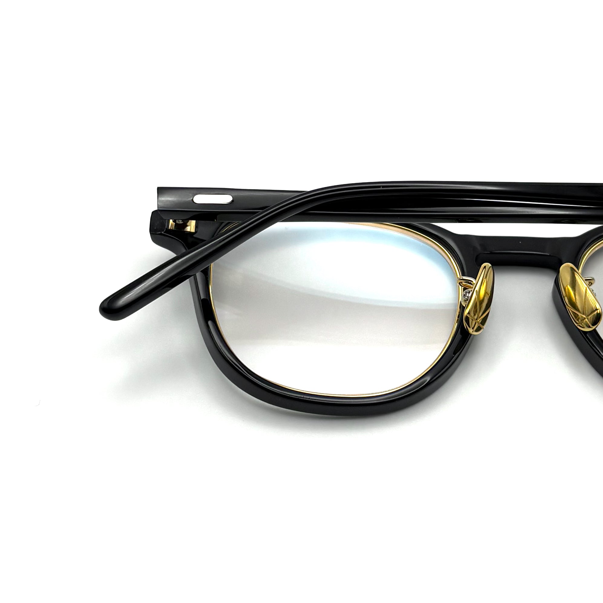 Yuichi Toyama HKG (U-121) Col.01 — Black/Gold – Rich Vista Opticians