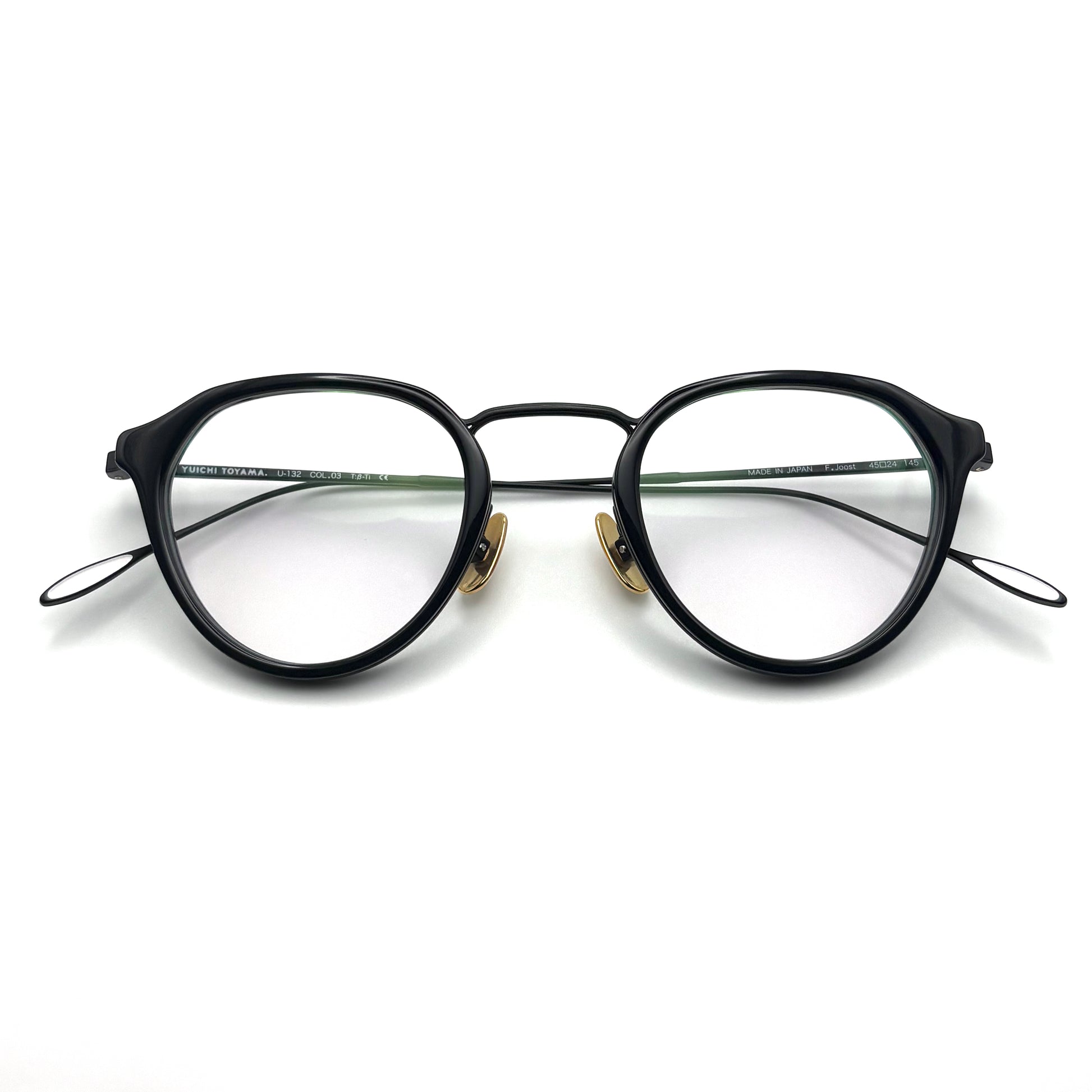 Yuichi Toyama F. Joost (U-132) Col.03 — Matte Black/Black