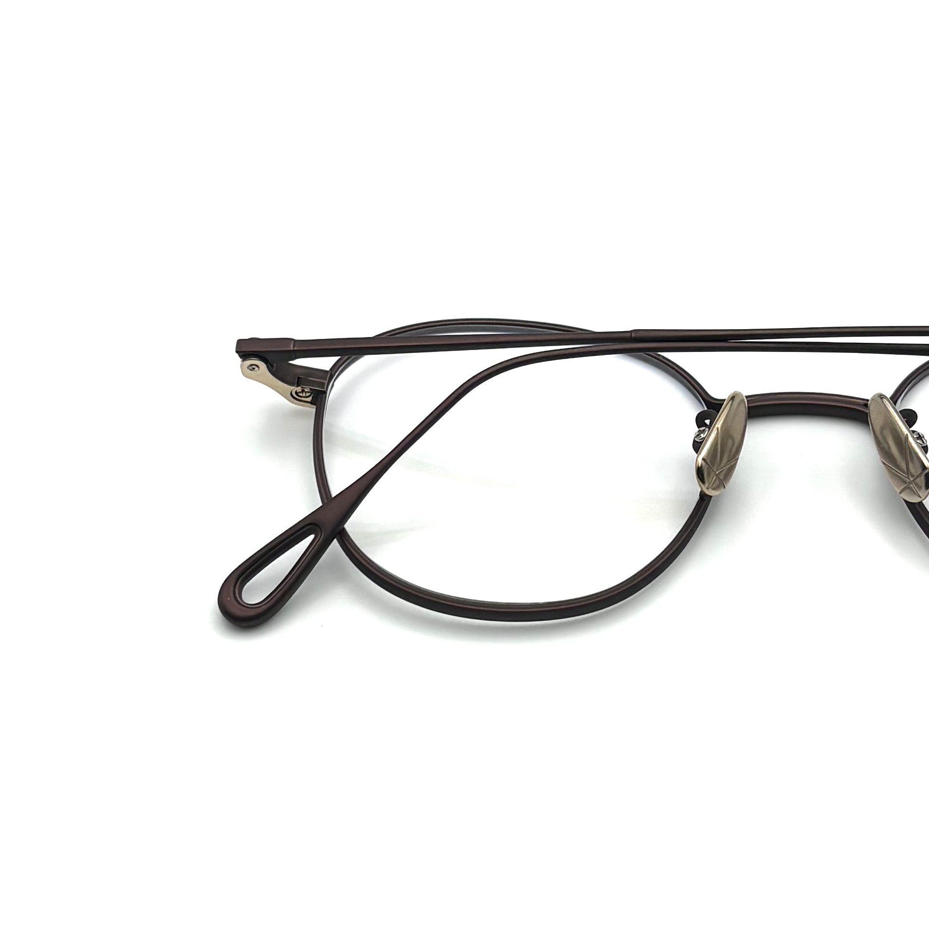 Yuichi Toyama Georg (U-165) Col.02 — Matte Brown/Gold