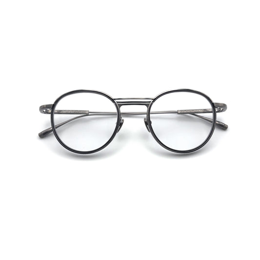 Masunaga K3 Rindo Col. 32 — Antique Silver/Black — Eyeglasses by Masunaga - image 1