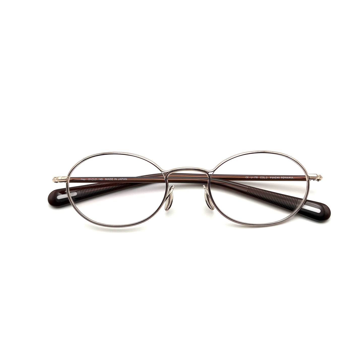 Yuichi Toyama Nagy (U-176) Col.02 — White Gold/Dark Brown