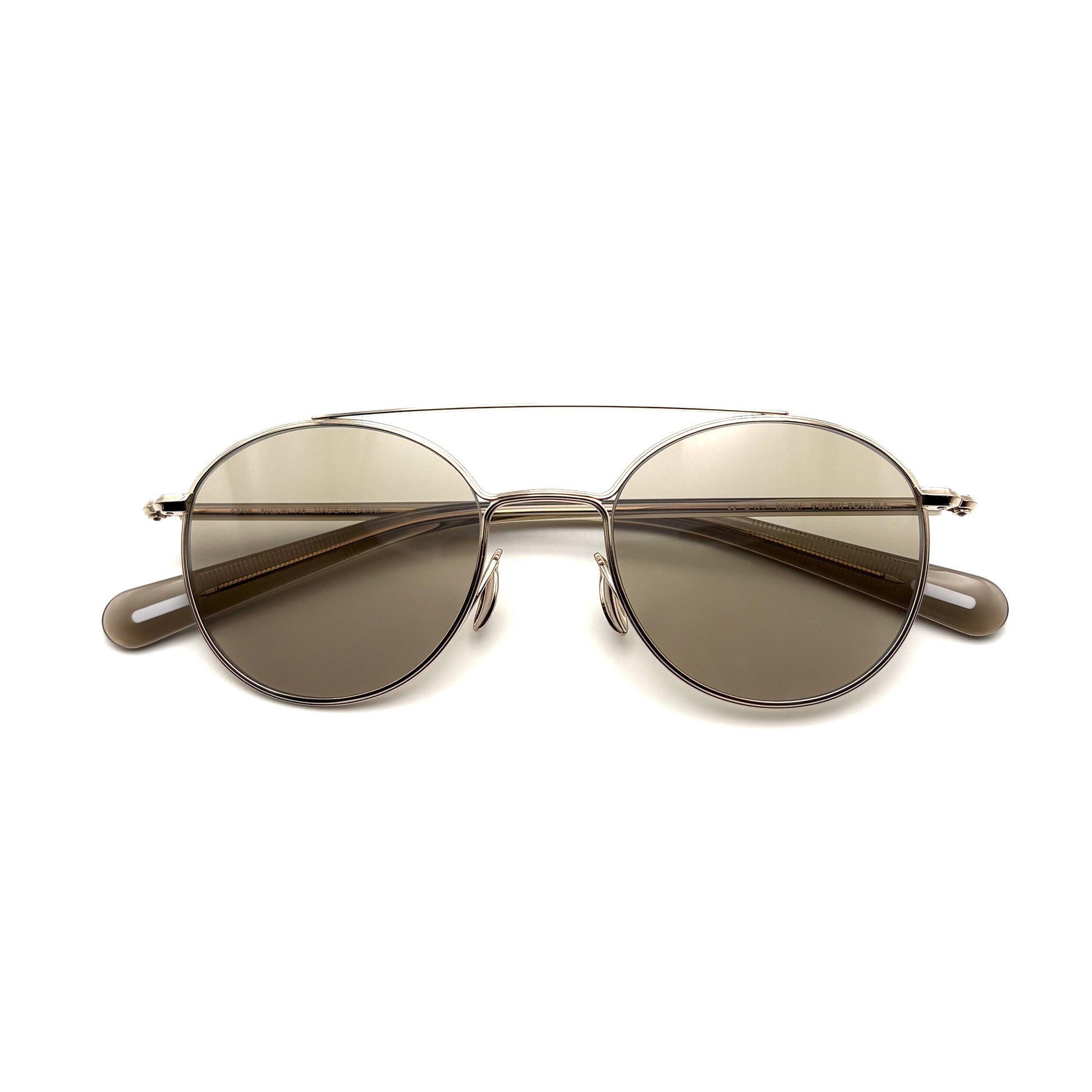 Yuichi Toyama Aaron (U-177) Col.01 — White Gold/Taupe
