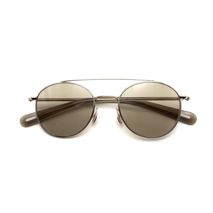 Yuichi Toyama Aaron (U-177) Col.01 — White Gold/Taupe