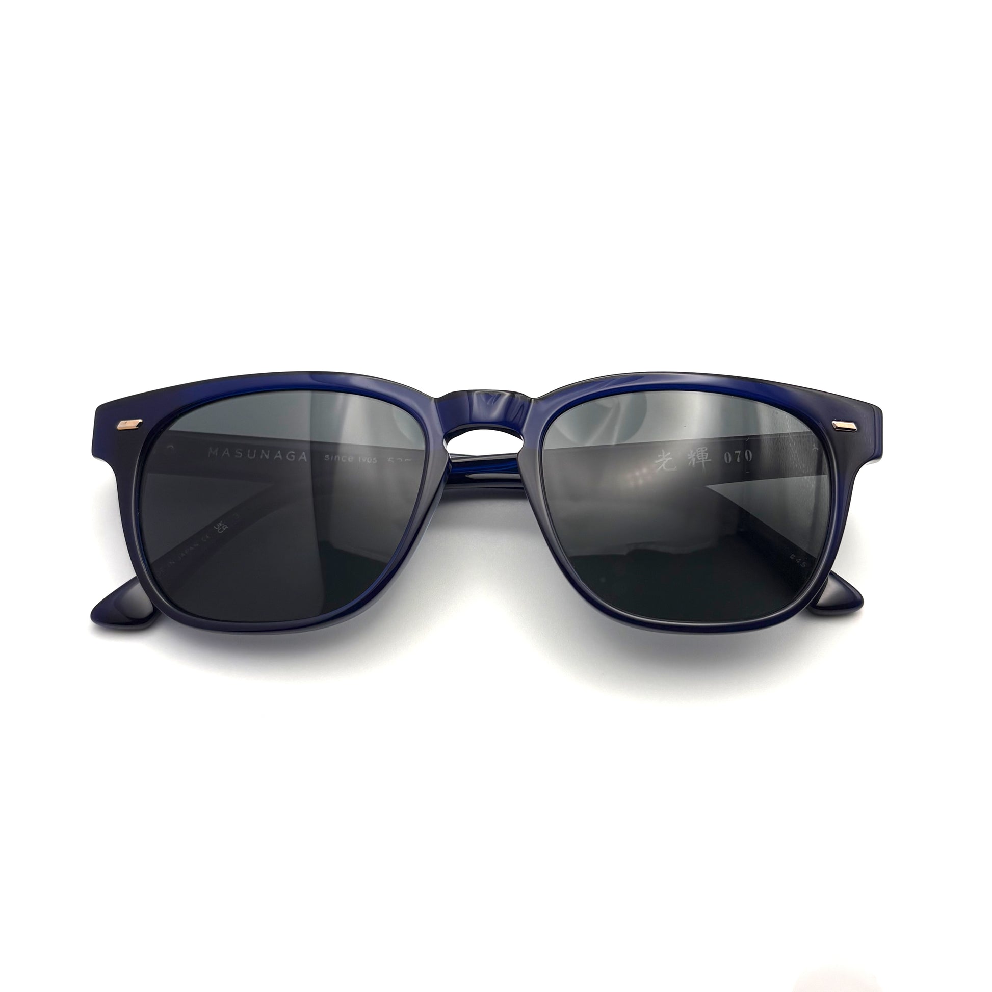 Masunaga 070 Col. 45 — Blue (Black Tint)