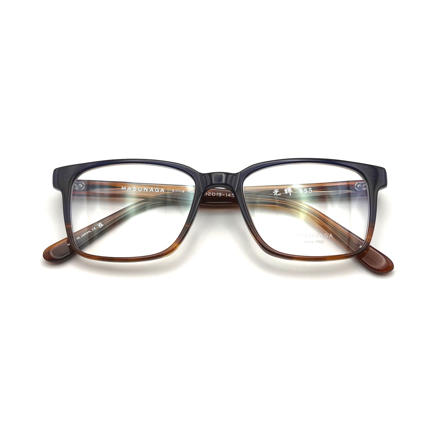 Masunaga 055 Col. 35 — Blue/Demi — Eyeglasses by Masunaga - image 1