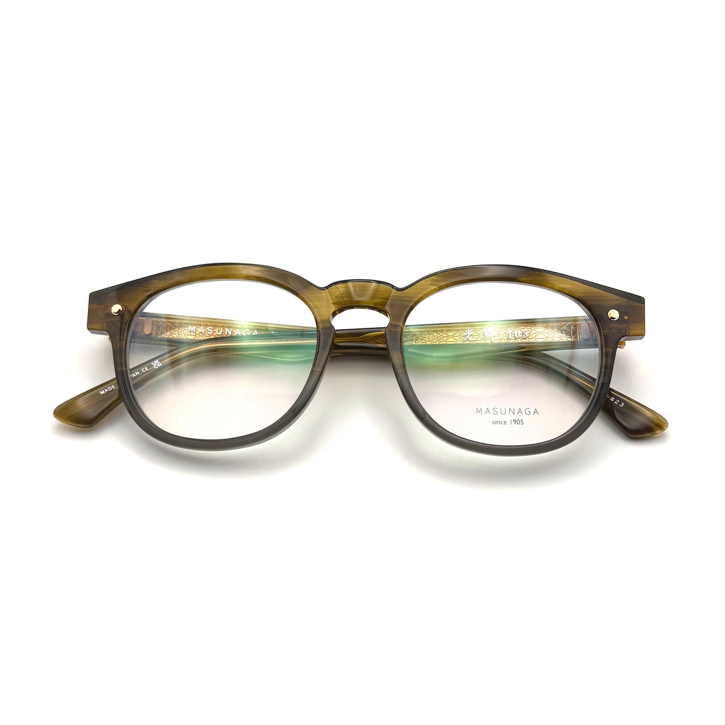 Masunaga 105 Col. 23 — Brown — Eyeglasses by Masunaga - image 1