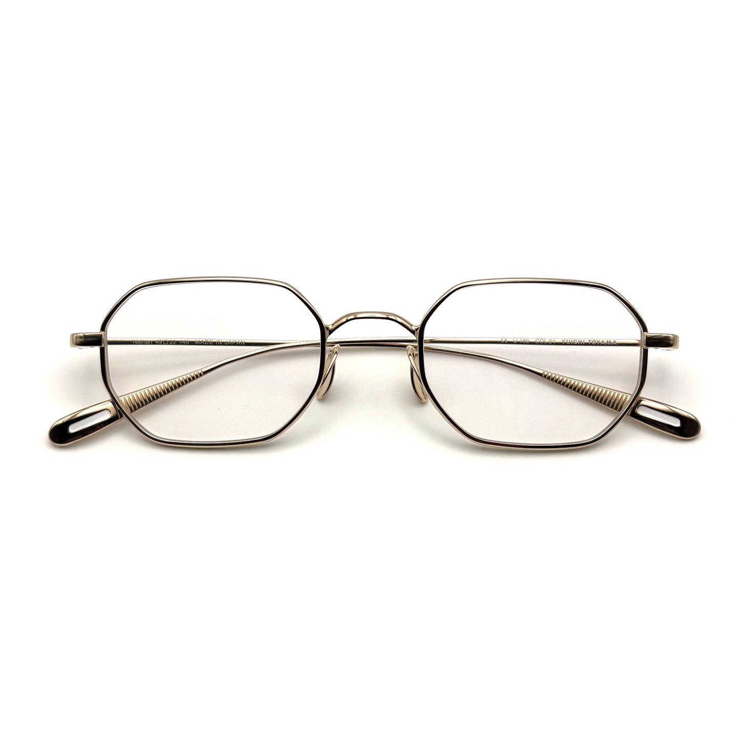 Yuichi Toyama Nathan (U-180) Col.01 — White Gold — Eyeglasses by Yuichi Toyama - image 1