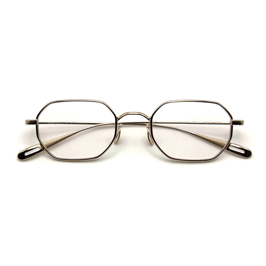 Yuichi Toyama Nathan (U-180) Col.01 — White Gold — Eyeglasses by Yuichi Toyama - image 1