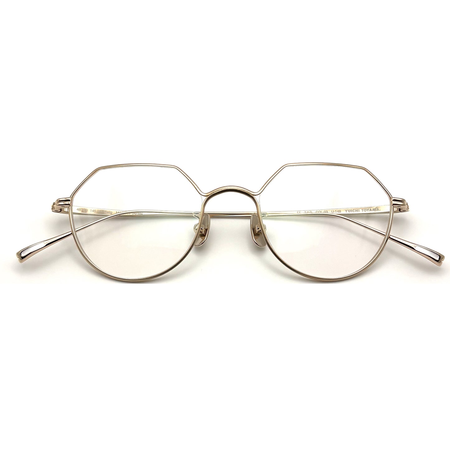 Yuichi Toyama Ludwig (U-148) Col.02 — Hairline Gold/Gold — Eyeglasses by Yuichi Toyama - image 1