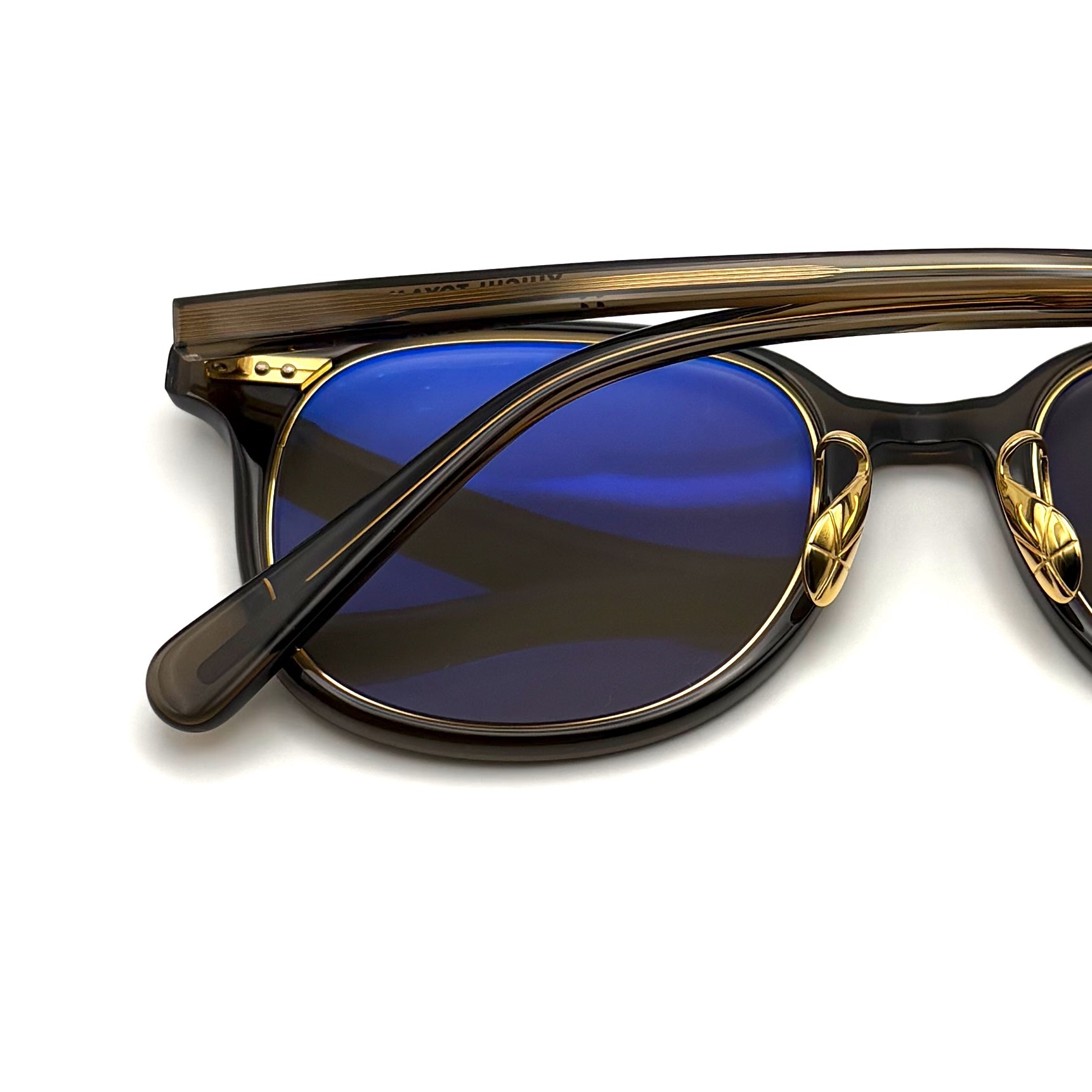 Yuichi Toyama SJC (U-167) SG Col.03 — Khaki/Gold — Sunglasses by Yuichi Toyama - image 2