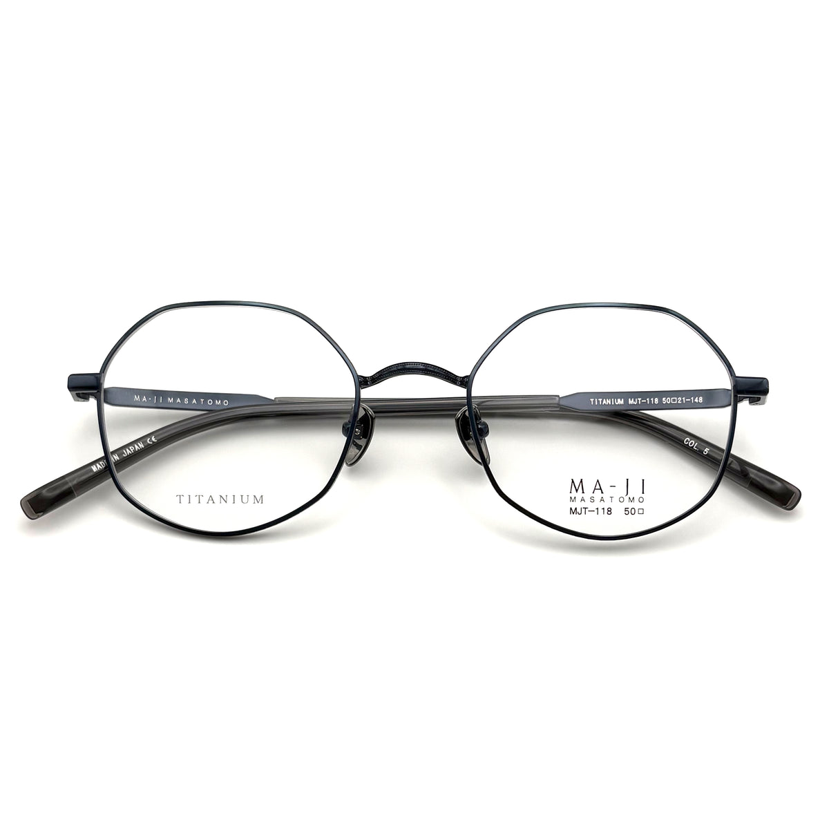 Ma-ji Masatomo MJT-118 COL. 05 — Shirring Dark Navy
