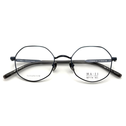 Ma-ji Masatomo MJT-118 COL. 05 — Shirring Dark Navy