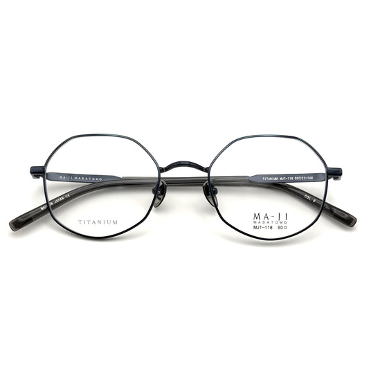Ma-ji Masatomo MJT-118 COL. 05 — Shirring Dark Navy