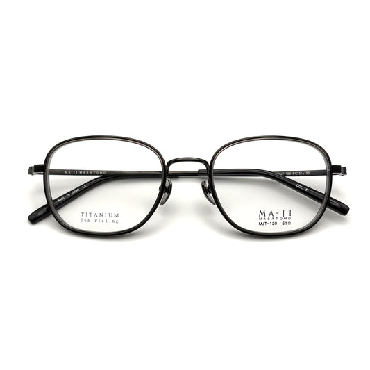 Ma-ji Masatomo MJT-120 COL. 04 — IP Black (IP Shirring Light Grey)