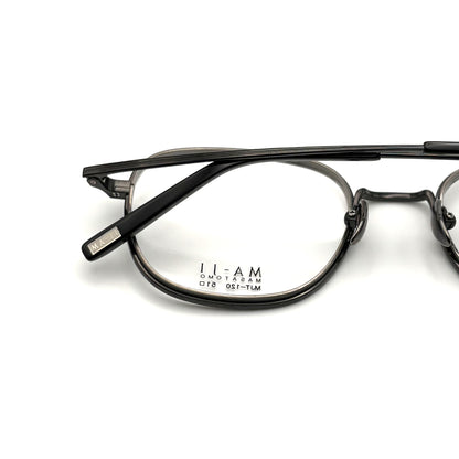 Ma-ji Masatomo MJT-120 COL. 04 — IP Black (IP Shirring Light Grey)
