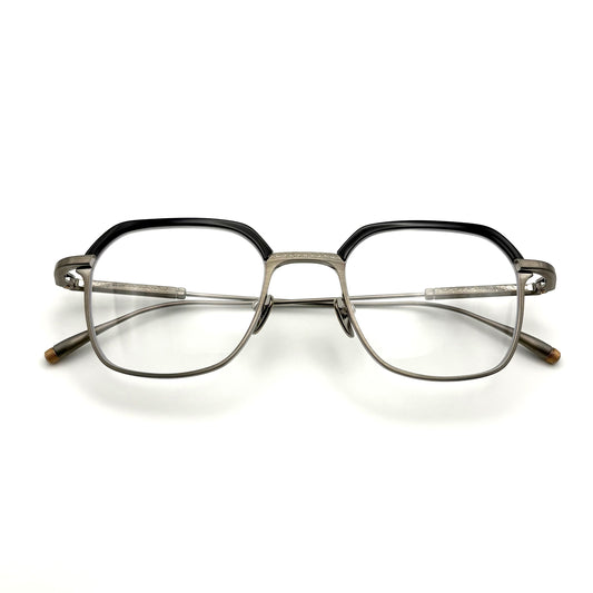 Masunaga K3 Hadar Col. 22 — Navy/ Black Silver — Eyeglasses by Masunaga - image 1