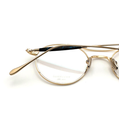 Masunaga GMS-132T Col. 21 — Gold — Eyeglasses by Masunaga - image 2