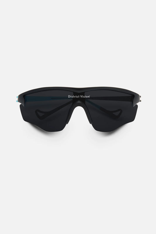 District Vision Junya Racer — Azure Black/D+ Onyx Mirror — Sunglasses by District Vision - image 1