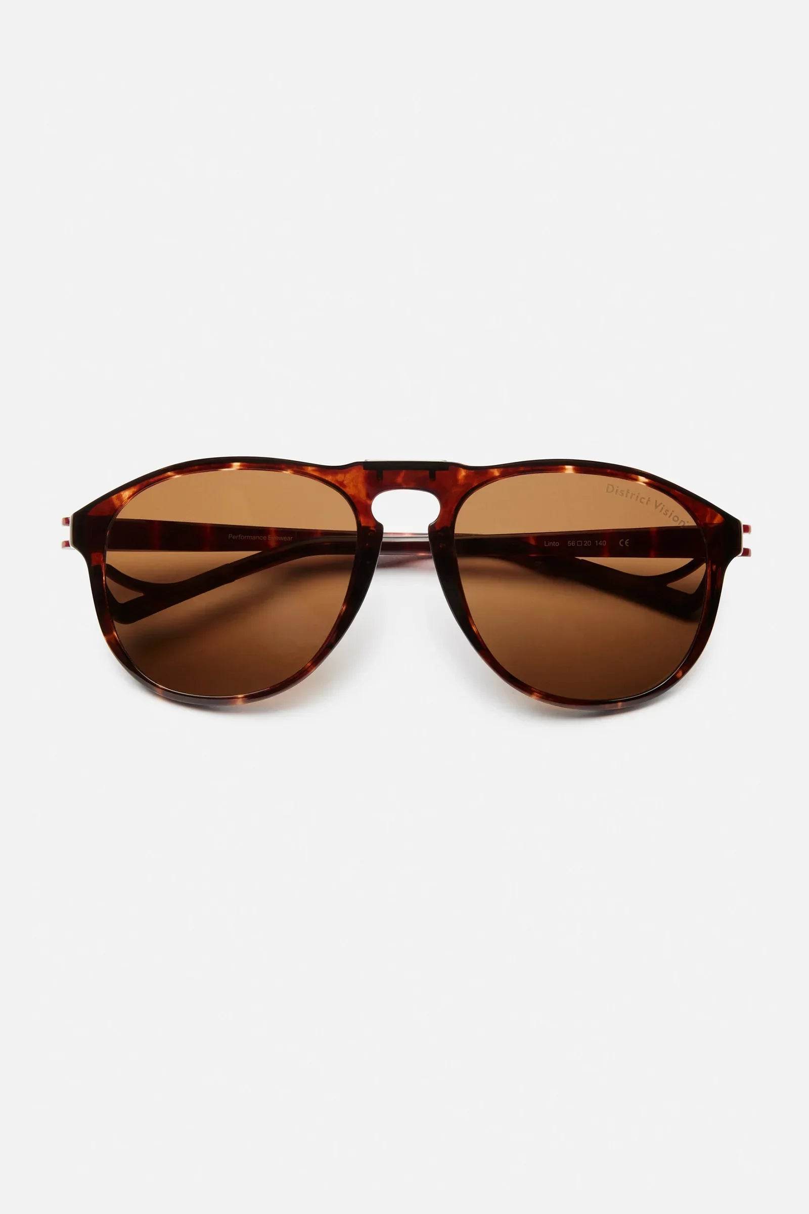 District Vision Linto Rider Tortoise/D+ Earth Vision - Rich Vista Opticians