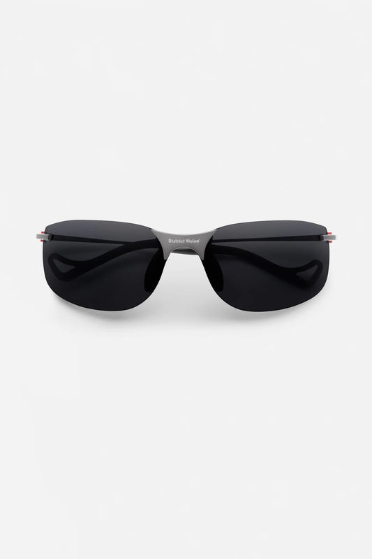District Vision Miho Windstream Ti — Graphite/D+ Onyx Mirror — Sunglasses by District Vision - image 1