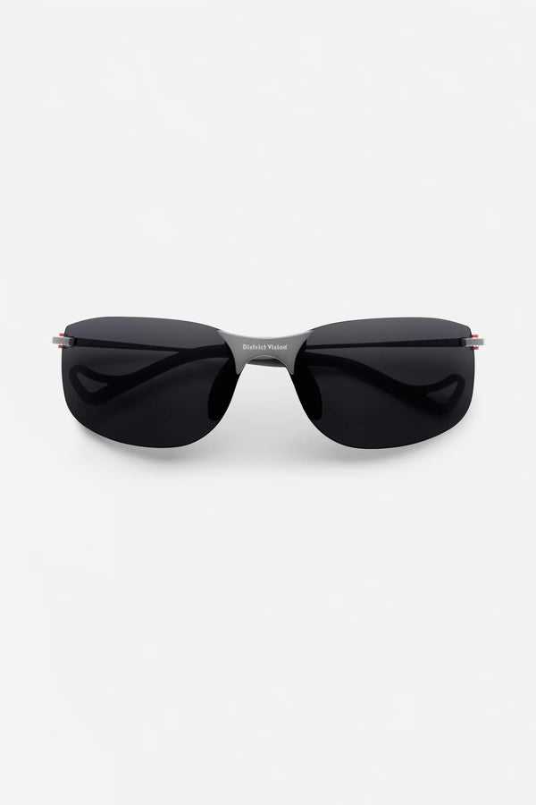 District Vision Miho Windstream Ti — Graphite/D+ Onyx Mirror — Sunglasses by District Vision - image 1